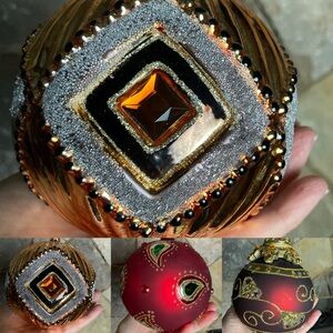 3 XLG Holiday Ornament 3 Set